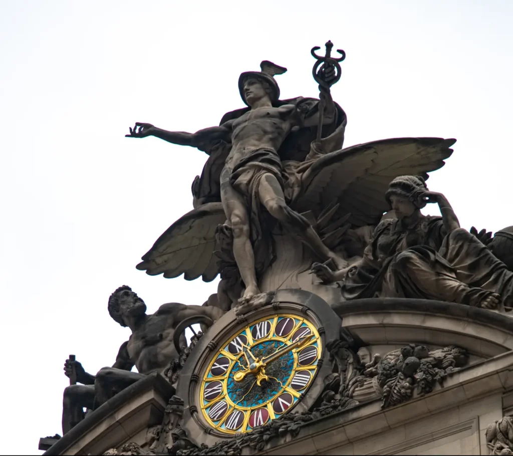 A clock on top of a building.