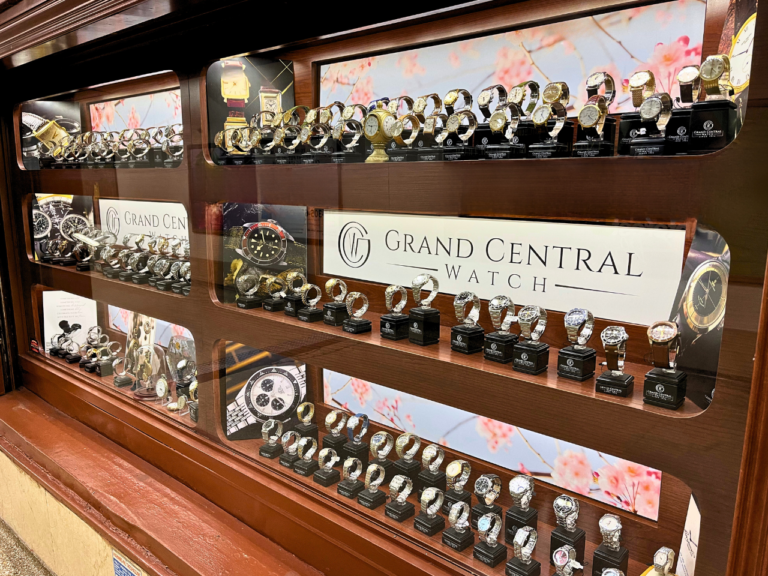Grand central watches display case.