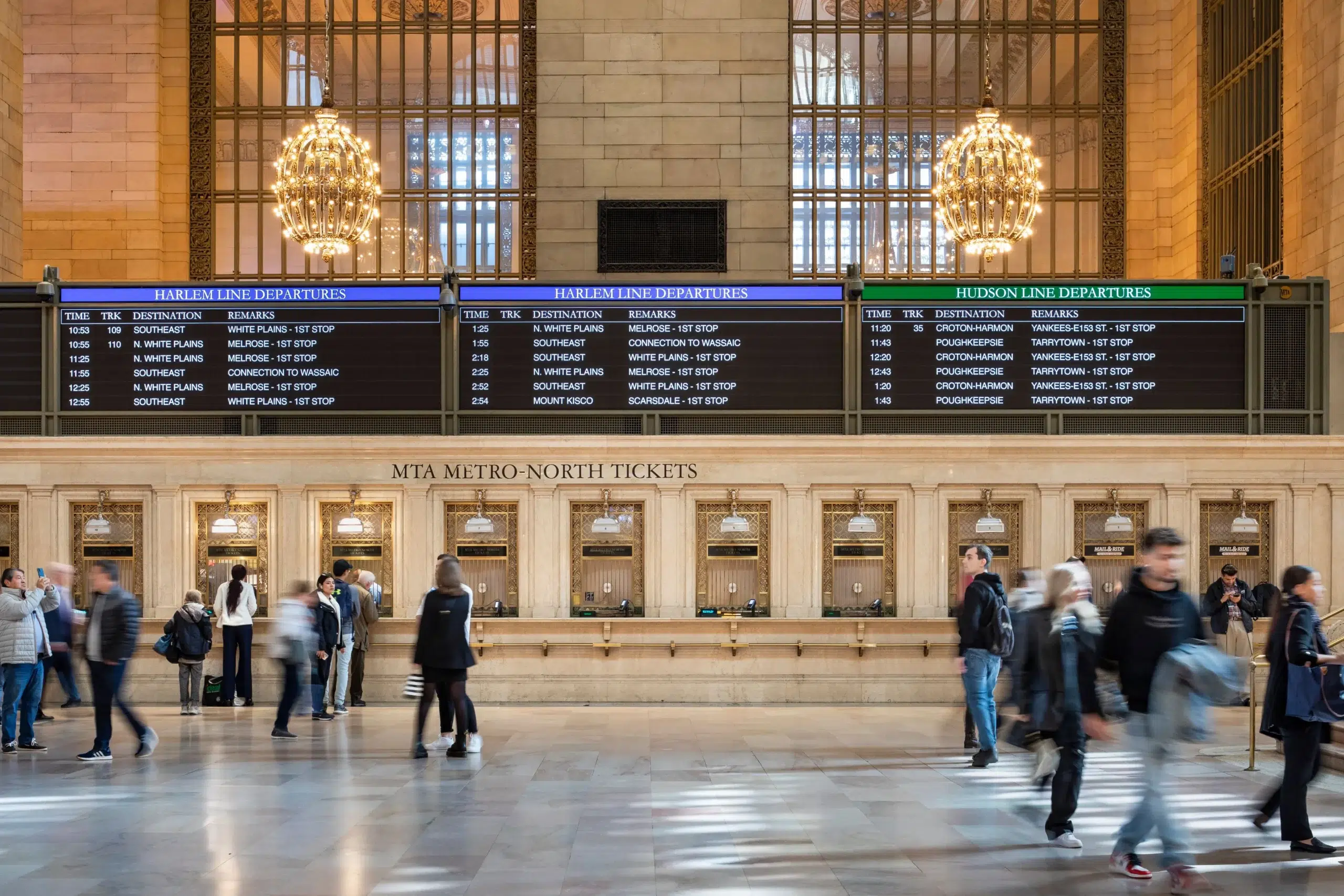 Grand central station in new york city.